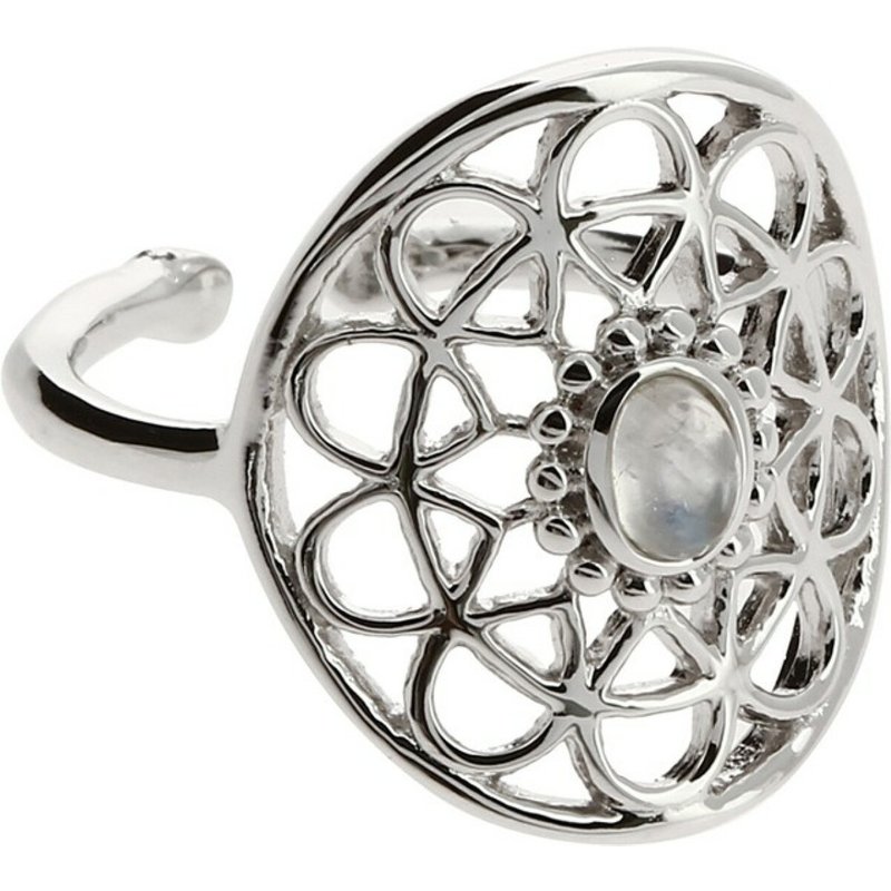 Bague Kosma Stella BRSL0436-SMOI - Métal Argenté & Pierre De Lune Femme