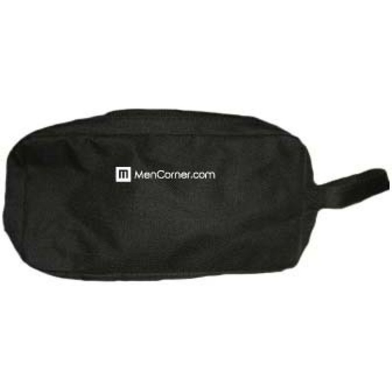 TROUSSE DE VOYAGE 2 Compartiments -Zippés-Mencorner noir en toile