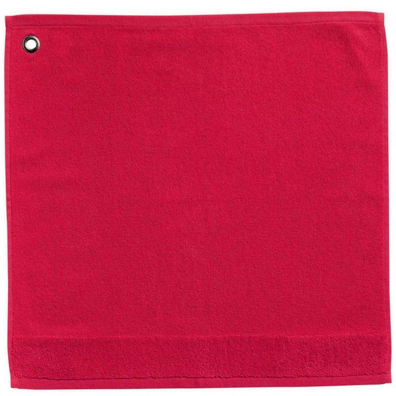 Essuie-mains oeillet Curl Geranium 50 x 50