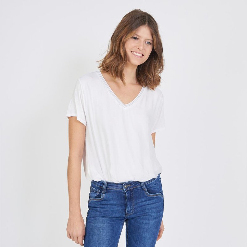 Tee-shirt doublure soie Jean