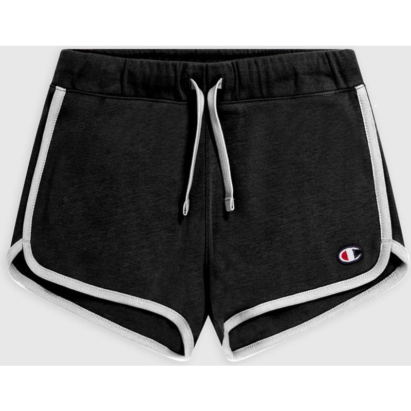 Short fille - Noir en coton