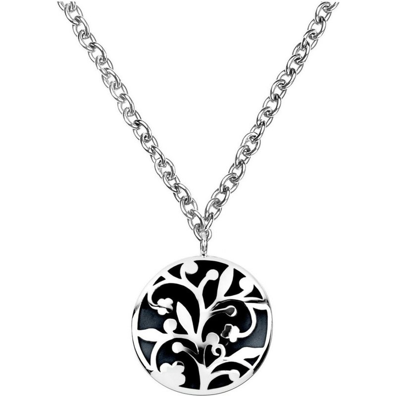 Collier Pierre Lannier JB08A110 - Collier Noir Acier Femme