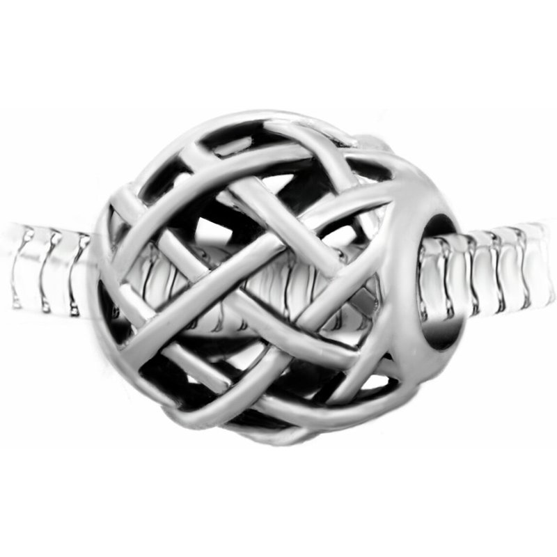 Charm perle acier SC Crystal - So Charm