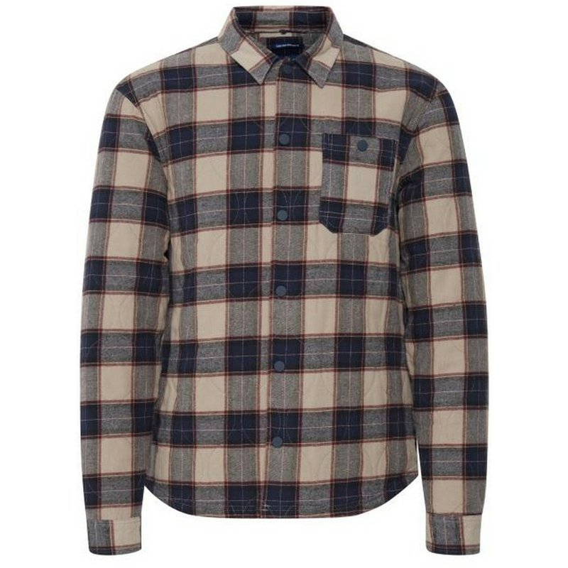 Chemise homme bleu en coton