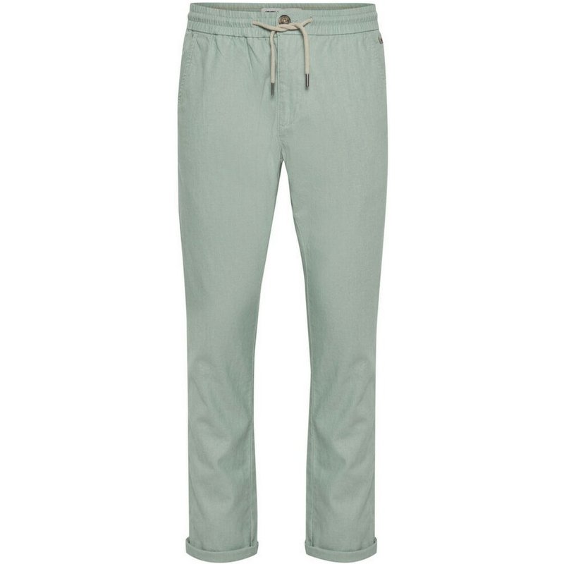 Pantalon à Lacet - Vert en coton