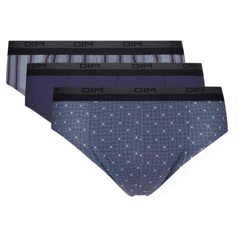 Lot de 3 slips Dim Underwear en coton