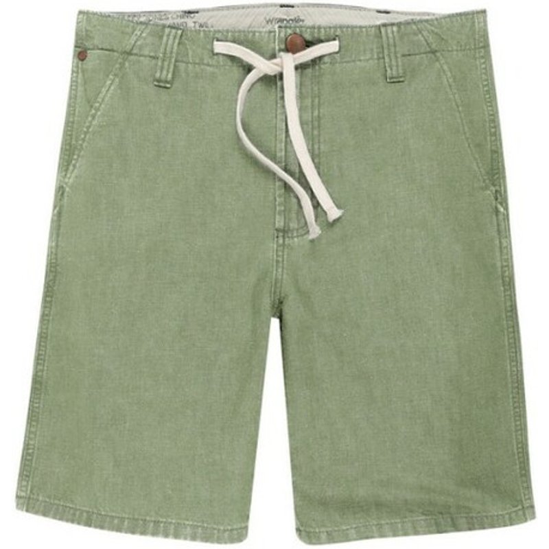 Short vert Homme en coton