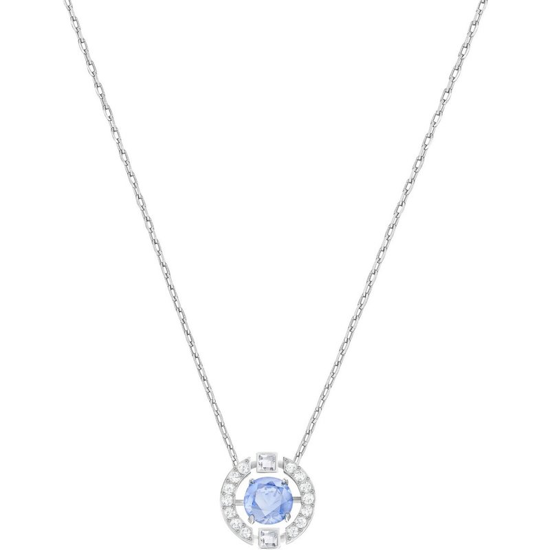 Collier et pendentif Swarovski 5279425 - Collier et pendentif Acier Cristal Bleu Femme