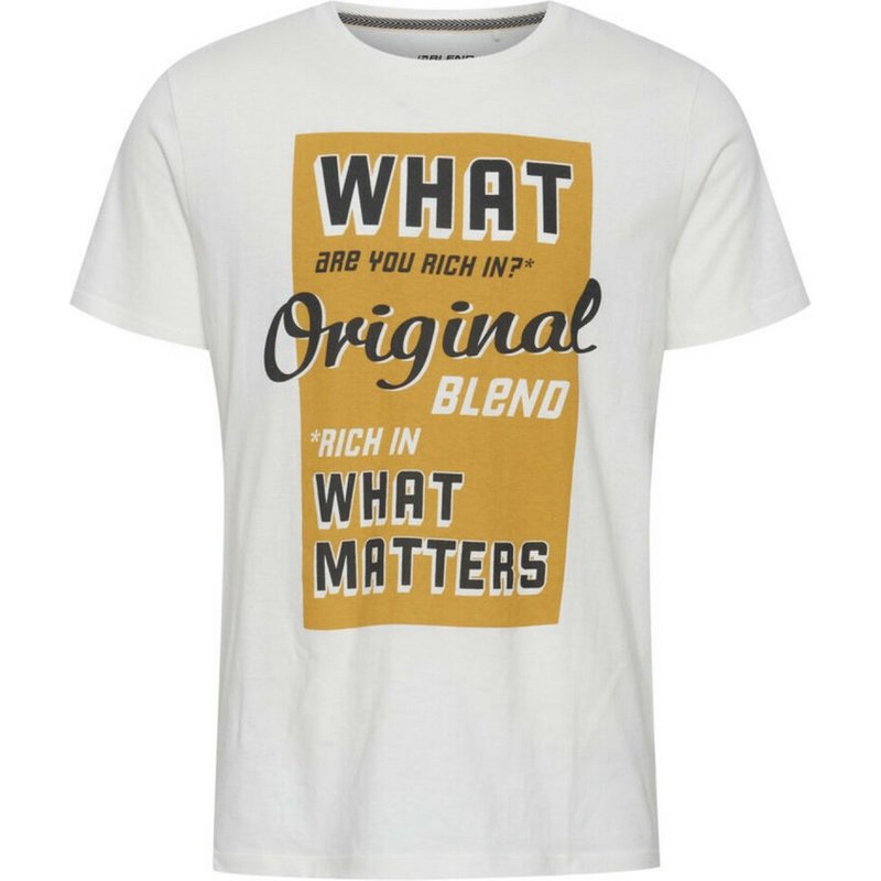 Tee-shirt Blanc en Coton