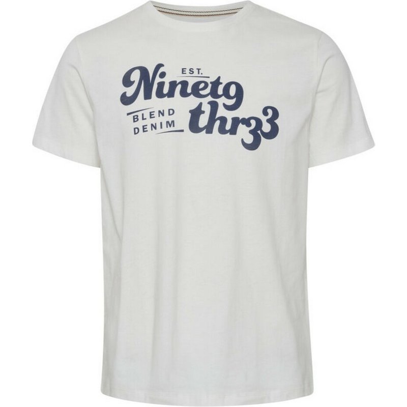 Tee-shirt Blanc manches courtes en Coton