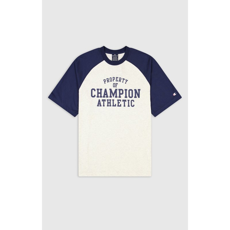 T-Shirt Homme col rond - Bleu en coton