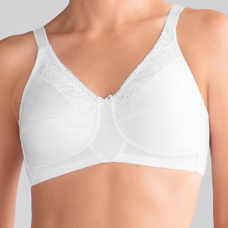 Soutien gorge triangle sans armatures - Blanc