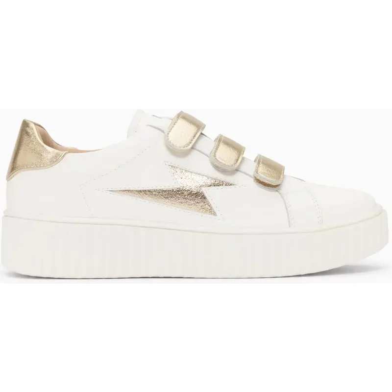 Baskets à scratch MARILOU or