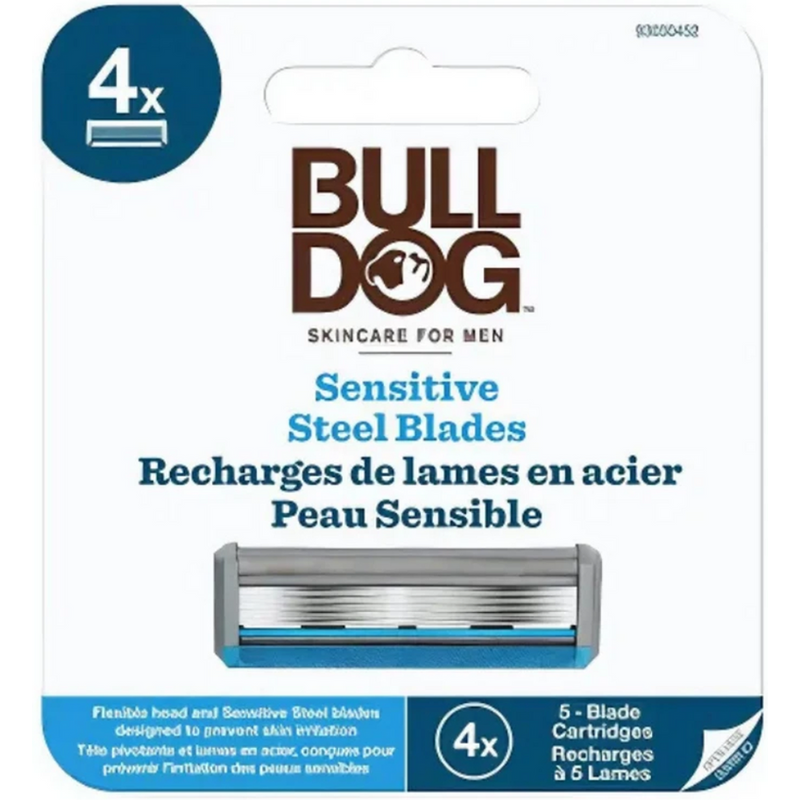 Pack 4 Recharges De Lames Sensitive Bulldog