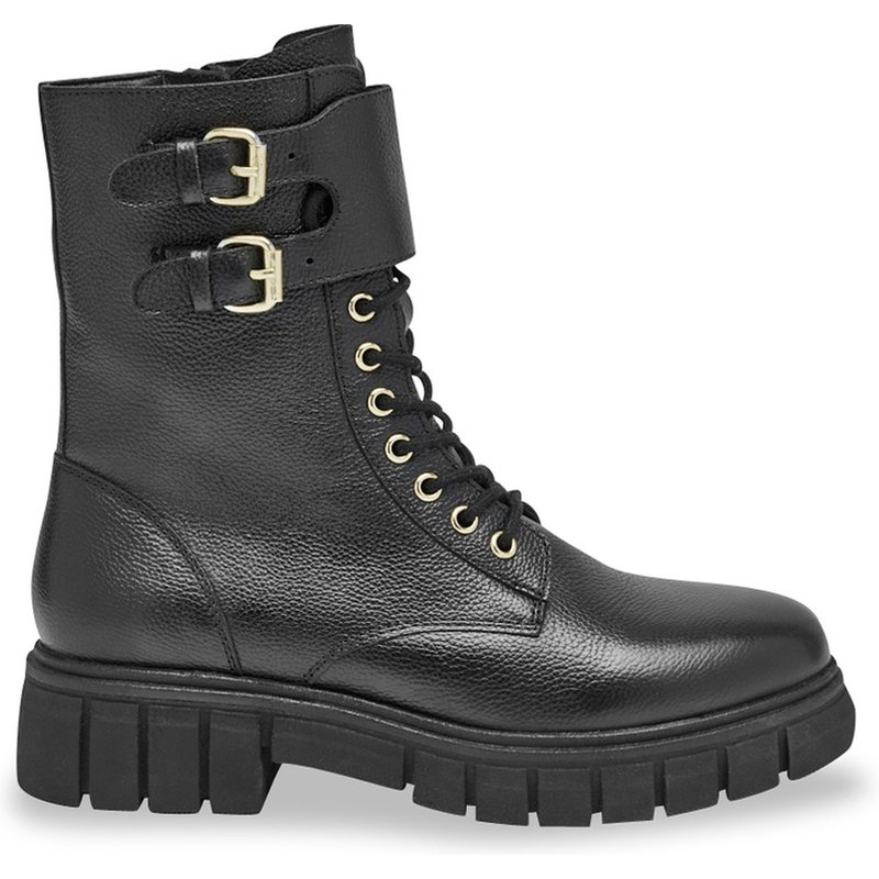 Boots noir RITIKA en cuir