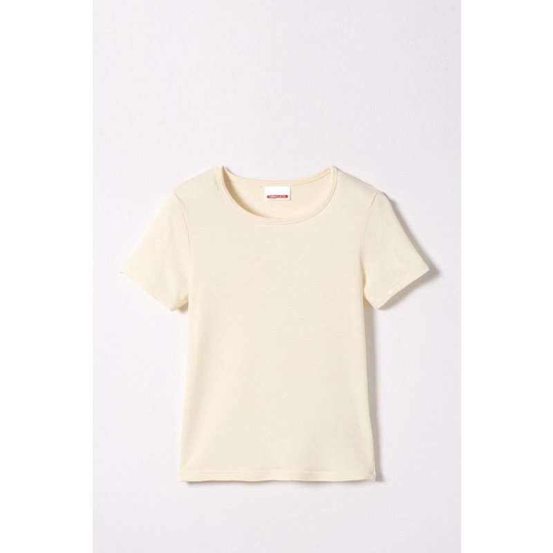 Tee-shirt Enfant Manches Courtes Ecru Thermolactyl