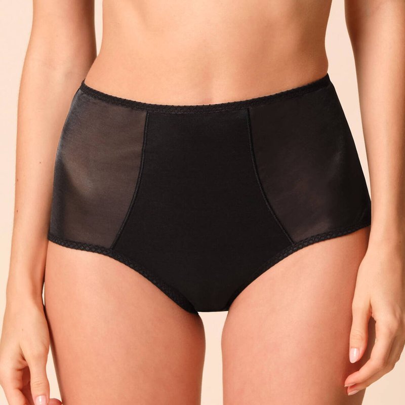 Culotte taille haute noire