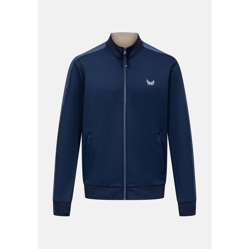 Sweat Zippe LED bleu marine