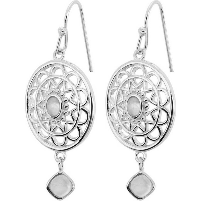 Boucles d'oreilles Kosma Paris - Collection Stella Argenté & Pierre De Lune