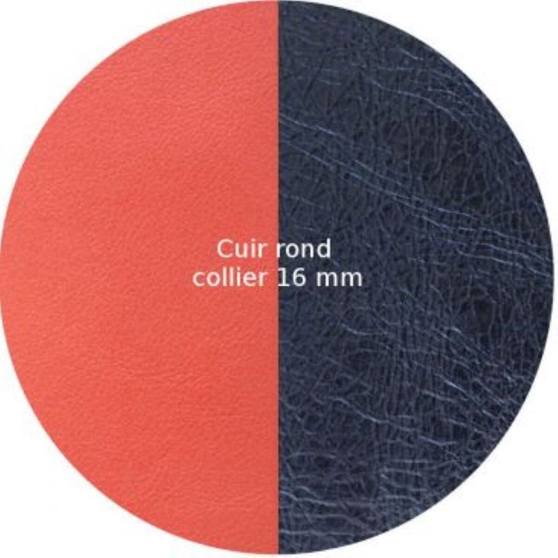 Collier et pendentif Les Georgettes 703109899BG000 - Collier et pendentif Cuir reversible pour collier Cuir Femme