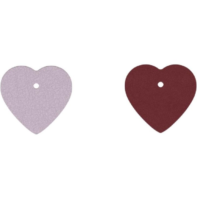 Collier Femme Les Georgettes 704408799G1000 Coeur 23 Glycine Violette Sauvage