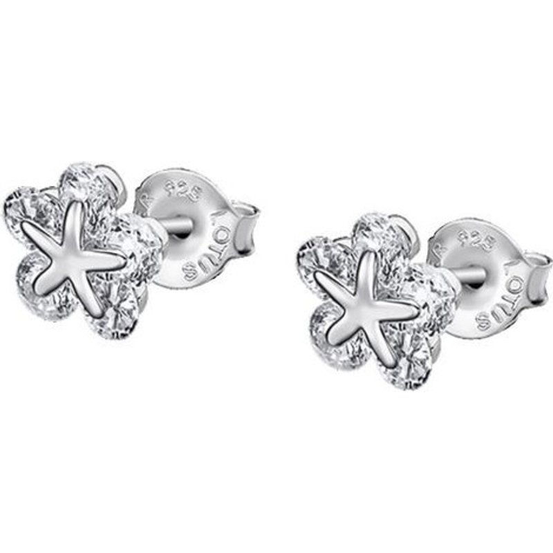 Boucles d'oreilles LP3107-4-1 Lotus Silver