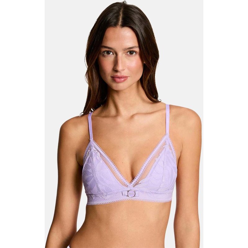 Soutien-gorge souple parme Lina violet