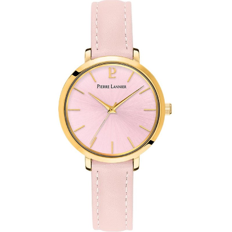 Montre Femme Pierre Lannier Chouquette - 038J555 Bracelet Cuir Rose