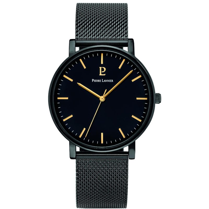 Montre Homme Pierre Lannier Essential - 218F439 Bracelet Acier Noir