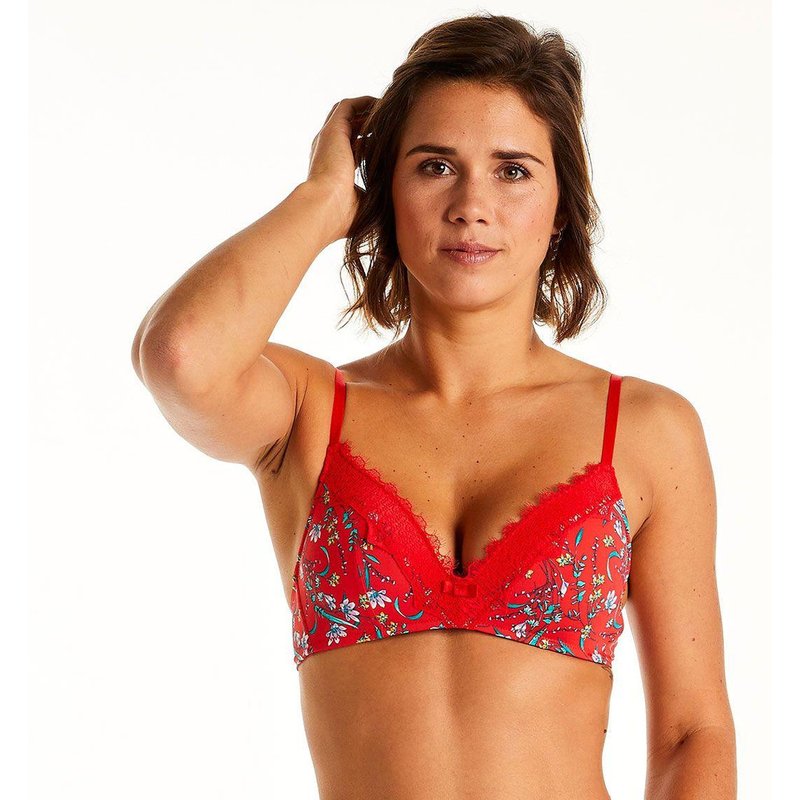 Soutien-gorge sans armatures - Rouge