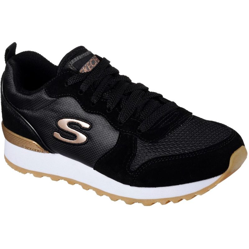 Basket OG 85 - GOLD'N GURL noir en cuir
