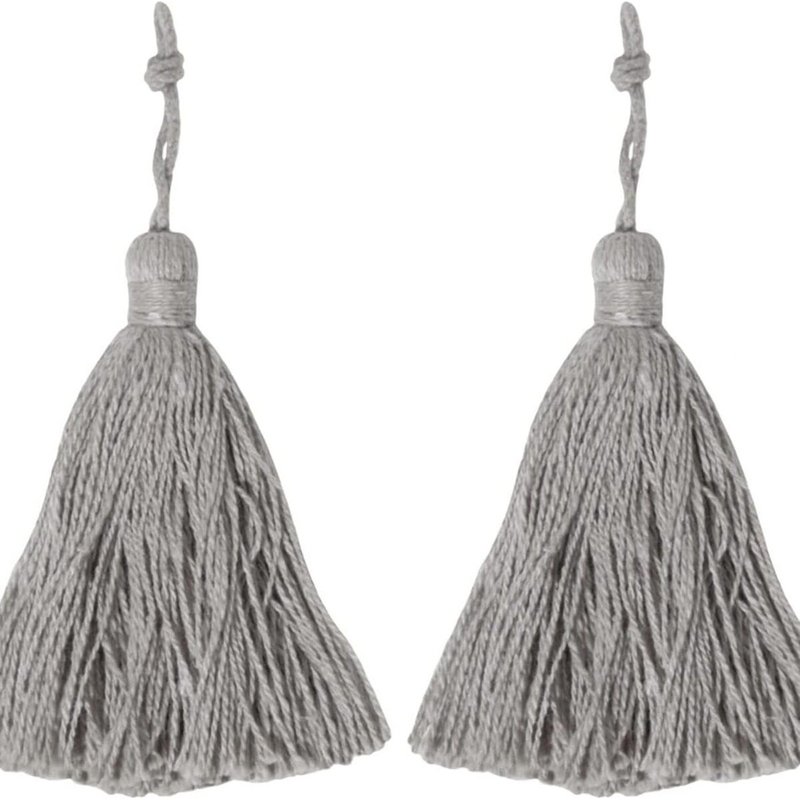 Lot de 2 glands de clé pompon