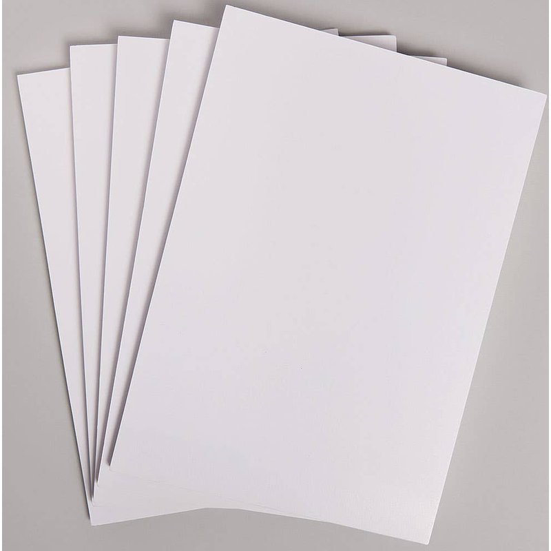 Foam Board (Pack of 5) Lightweight & Easy Cut, A4 Size, Decorate & Personalise