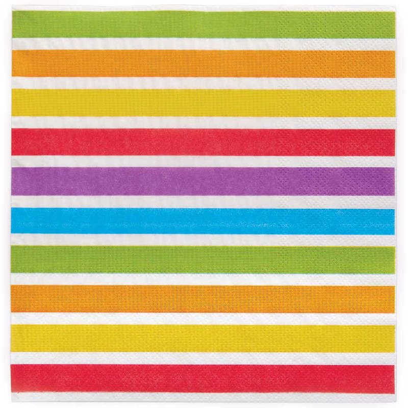 Rainbow Party Napkins (Pack of 20) Party Tableware