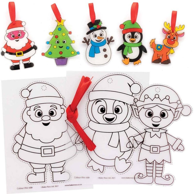 Christmas Super Shrink Decorations (Pack of 10) Christmas Crafts