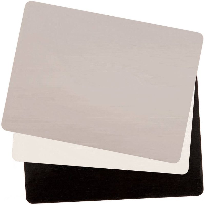 Silicone Craft Mats (Pack of 3) 3 assorted colours - Black, White & Grey, Size 30cm x 40cm