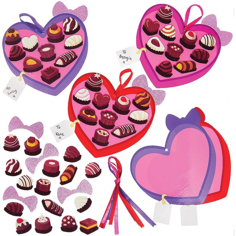 Chocolate Box Mix & Match Decoration Kits (Pack of 5)