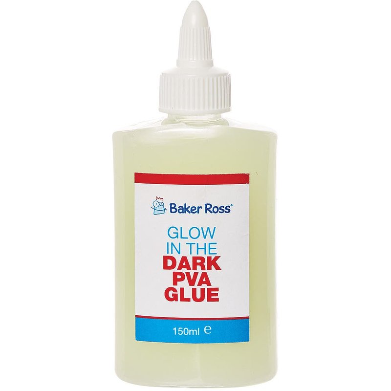 Glow in the Dark PVA Glue 150ml (Each) Glues & Adhesives