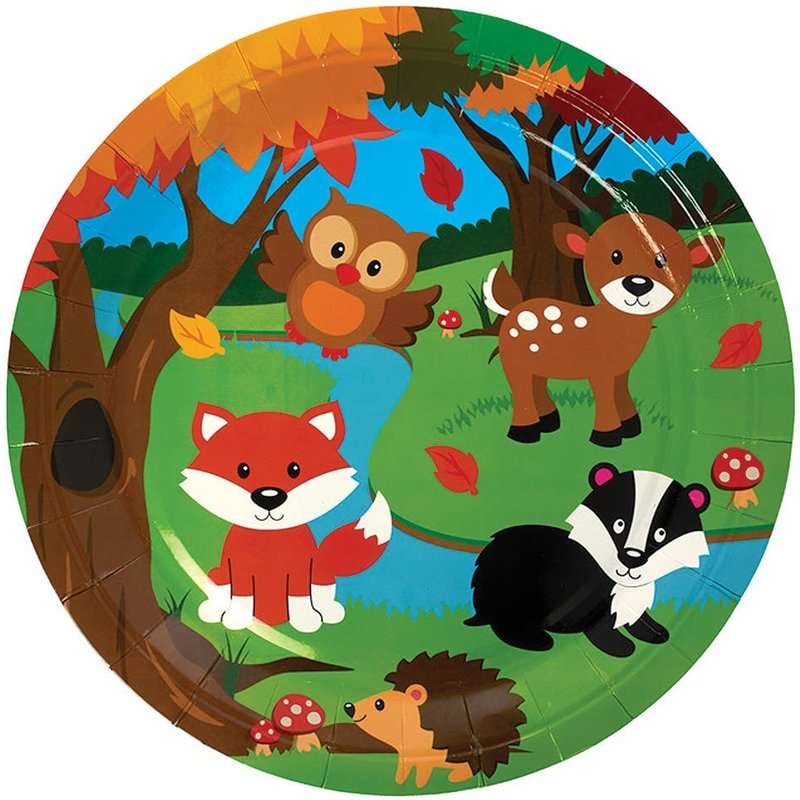 Woodland Animals Tableware Party Pack (Per set) Party Tableware