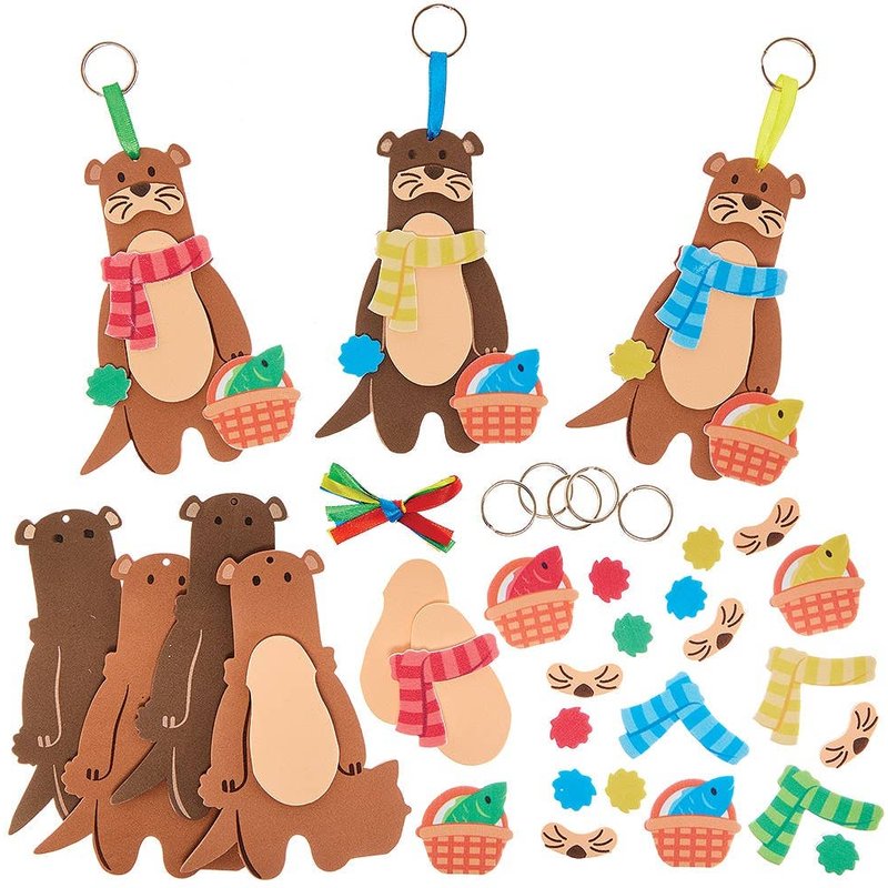 Otter Mix & Match Keyring Kits (Pack of 8)