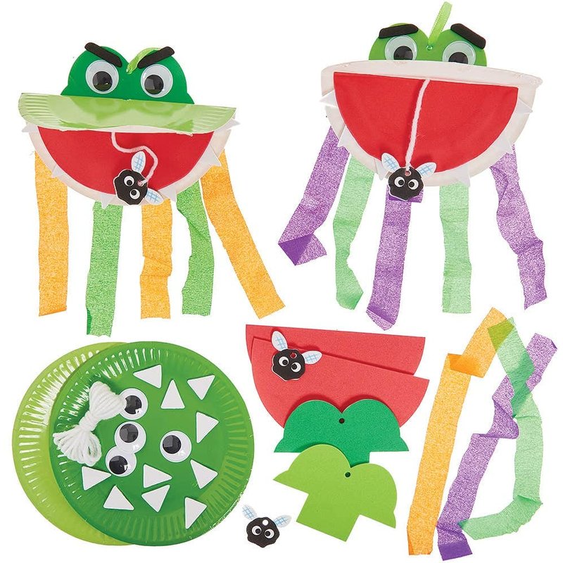 Venus Fly Trap Paper Plate Kits (Pack of 4) Decoration Craft Kits