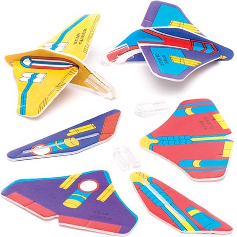 Mini Space Gliders (Pack of 12) Pocket Money Toys