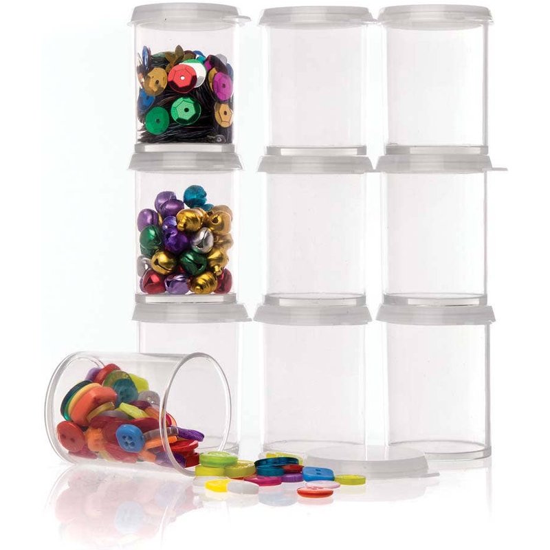 Storage Pots (Pack of 10) Craft Storage