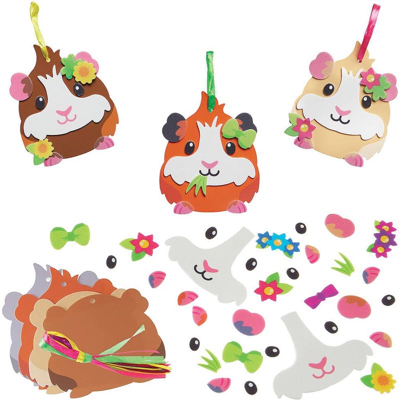 Guinea Pig Mix & Match Decoration Kits (Pack of 8)