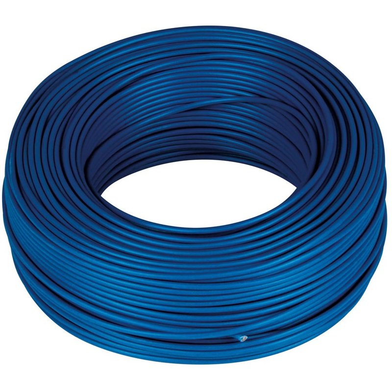 H07v-u 1x2,5mm rolo de cabo azul 100m