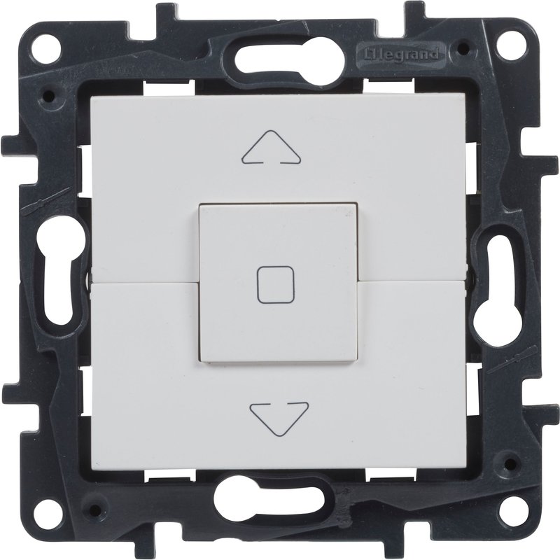 Interruptor estores branco niloe step