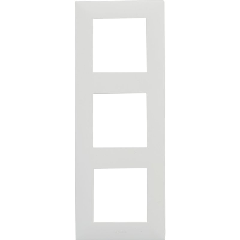 Marco 3 elementos branco legrand niloe step