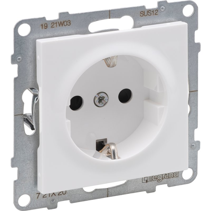 2p&t schuko auto. branco new suno