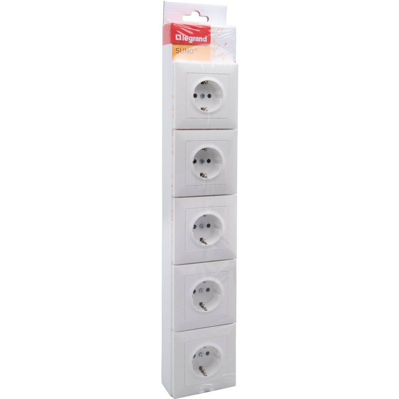 Pack 5 schuko new suno