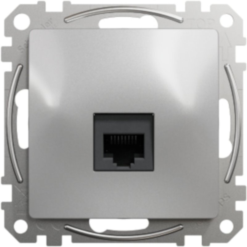 Tomada rj45 cat6 utp new sedna de alumínio